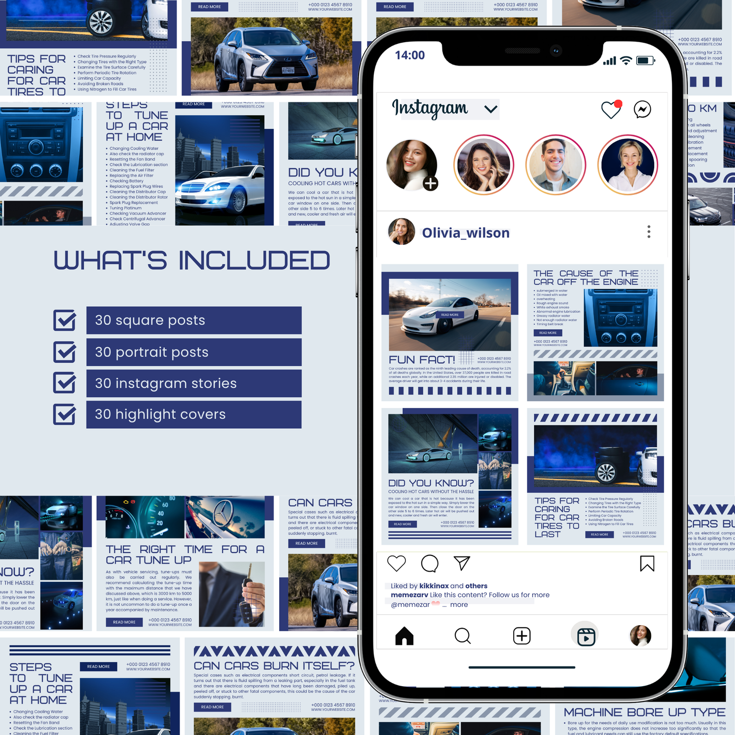 Mechanic social media templates