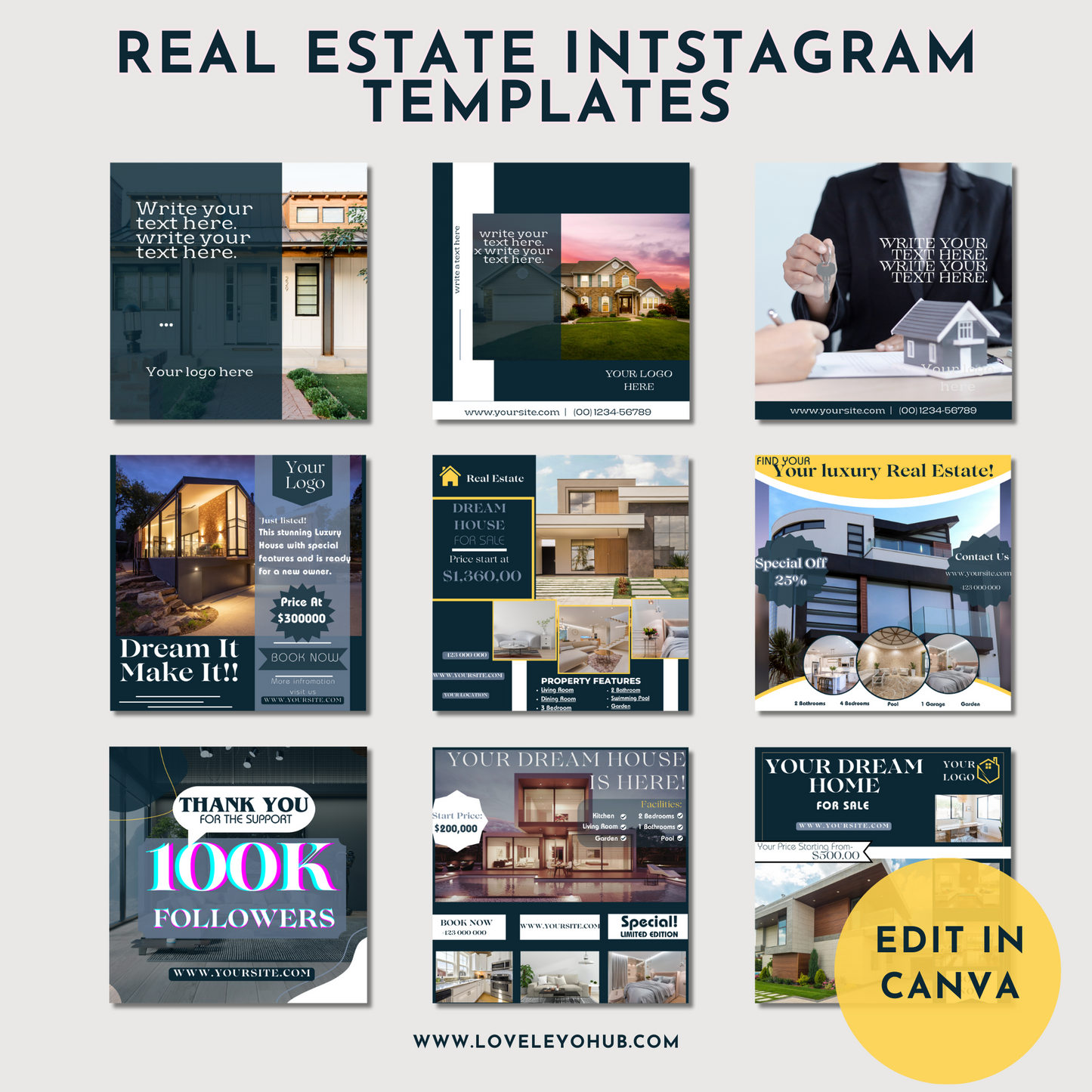 Real Estate Instagram template