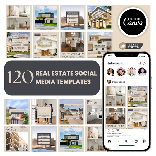 Real Estate social media templates