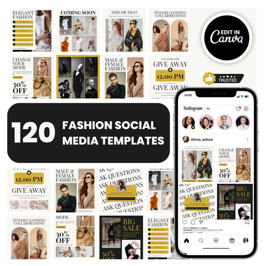 Fashion social media template