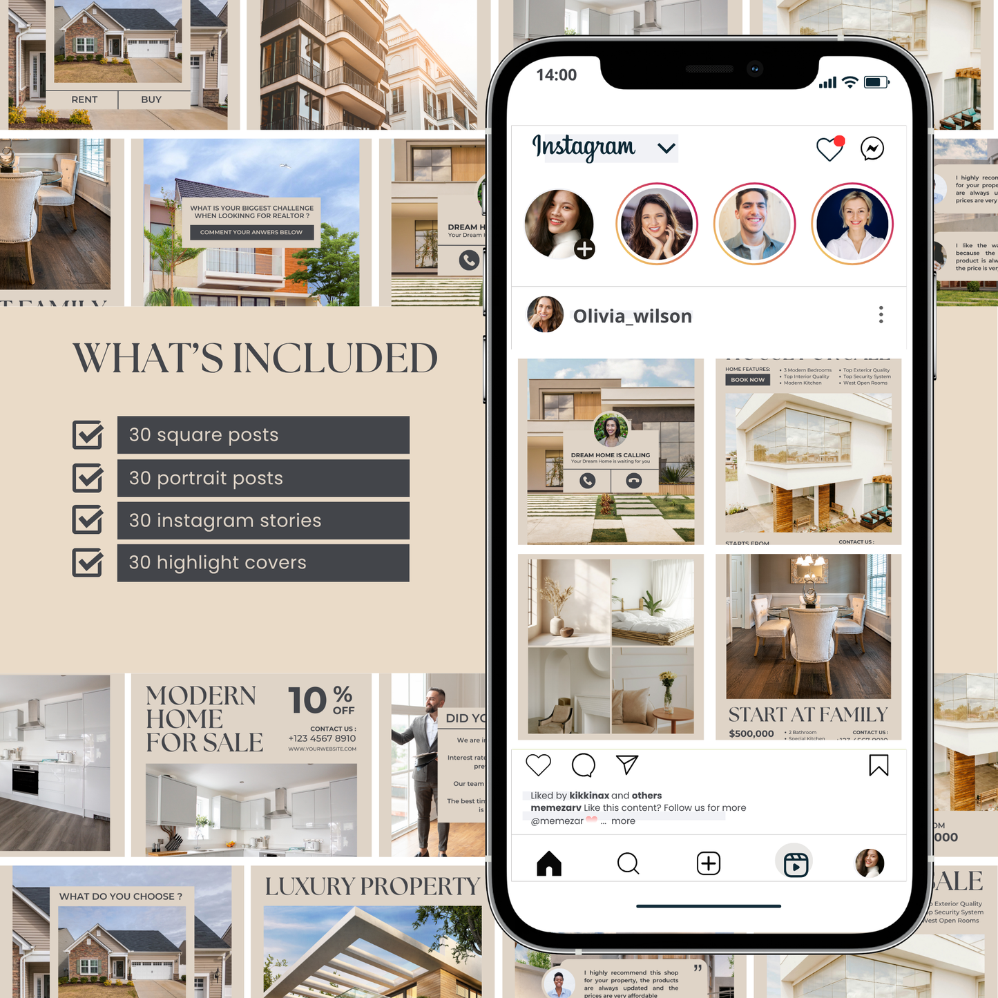 Real Estate social media templates