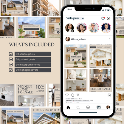 Real Estate social media templates