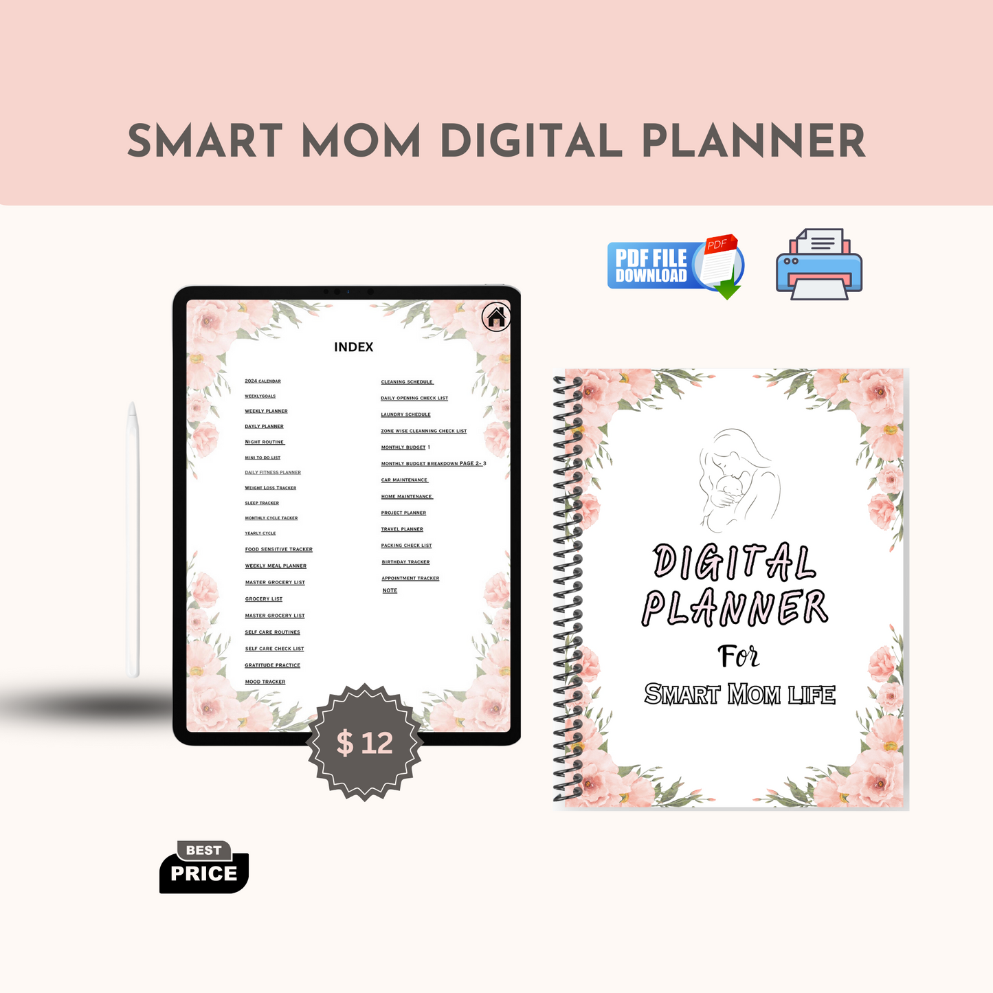 The smart Mom Digital Planner